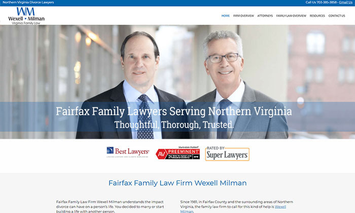 Fairfax Family Law Firm Wexell Milman
