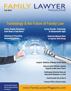 Print Marketing Program: Family Lawyer Magazine Fall 2019 cover 