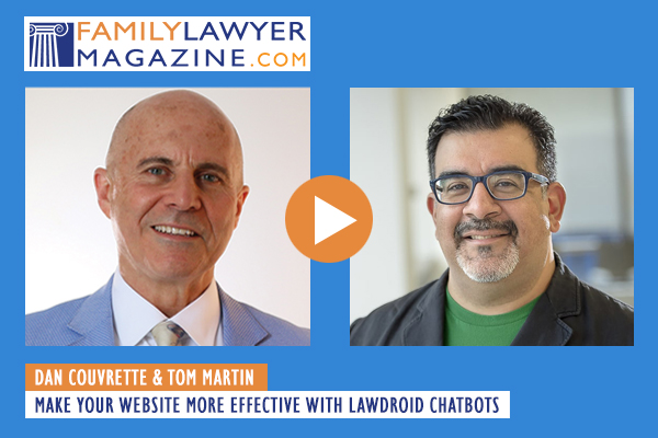 dan couvrette and tom martin discuss chatbots for lawyers
